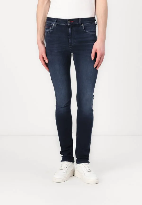 Джинсы core bleecker slim slim fit Tommy Hilfiger, Blue Black Denim