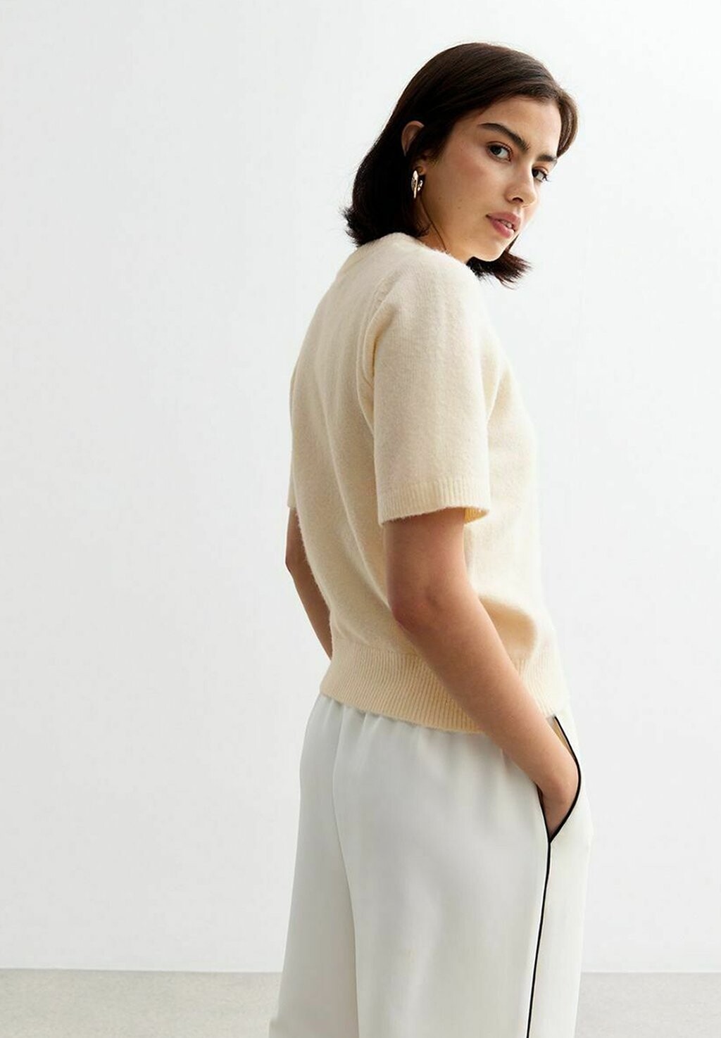 

Базовая футболка SHORT SLEEVE New Look, бежевый