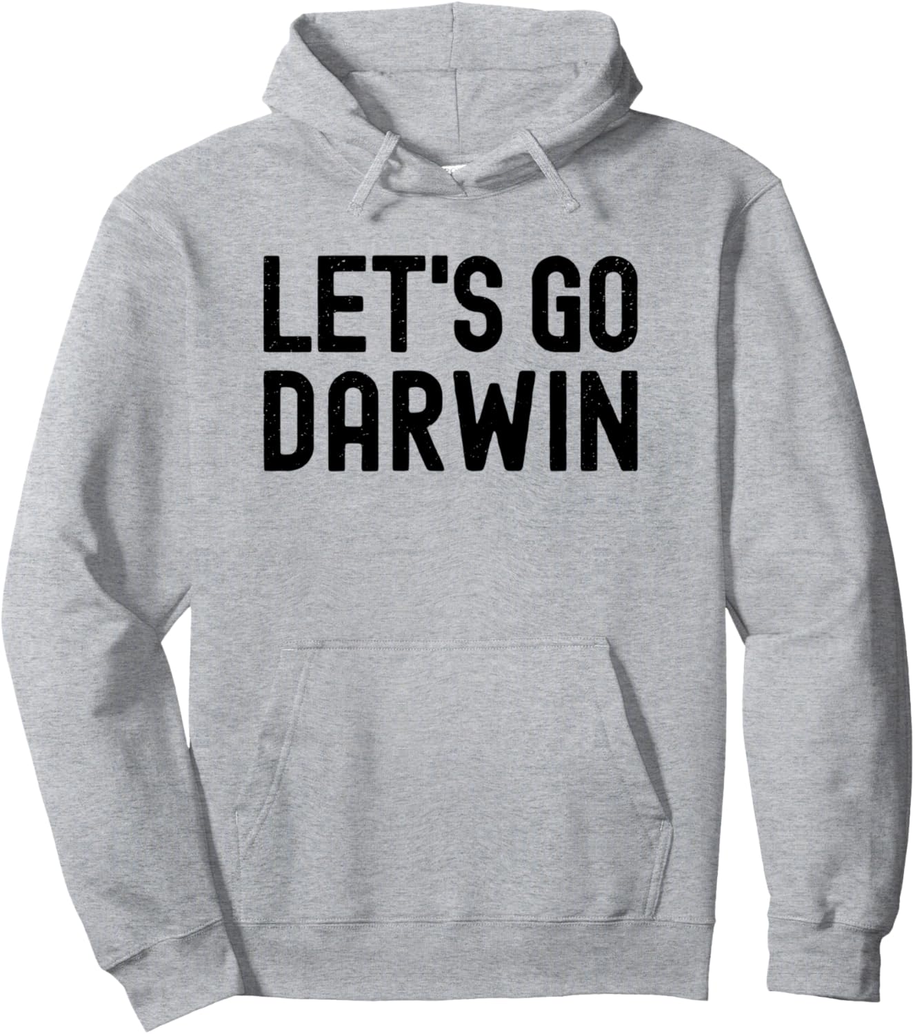 

Персонализированная толстовка на день рождения Вперед, Дарвин! для мужчин и мальчиков Lets Go Darwin Name Apparel, серый