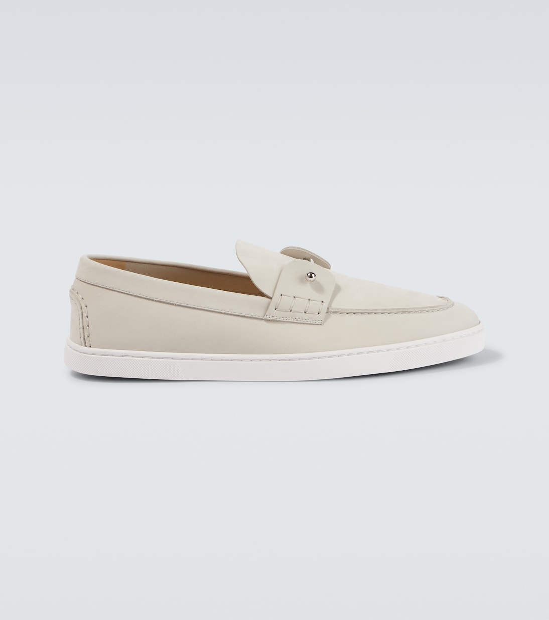 

Кожаные слипоны Chambeliboat Christian Louboutin, Albatre