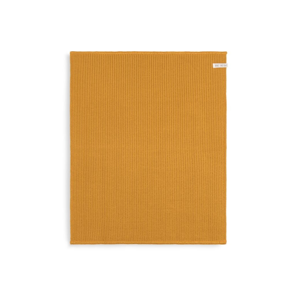 

Коврик для ванной Knit Factory Моррес - охра - 60x50 см, желтый