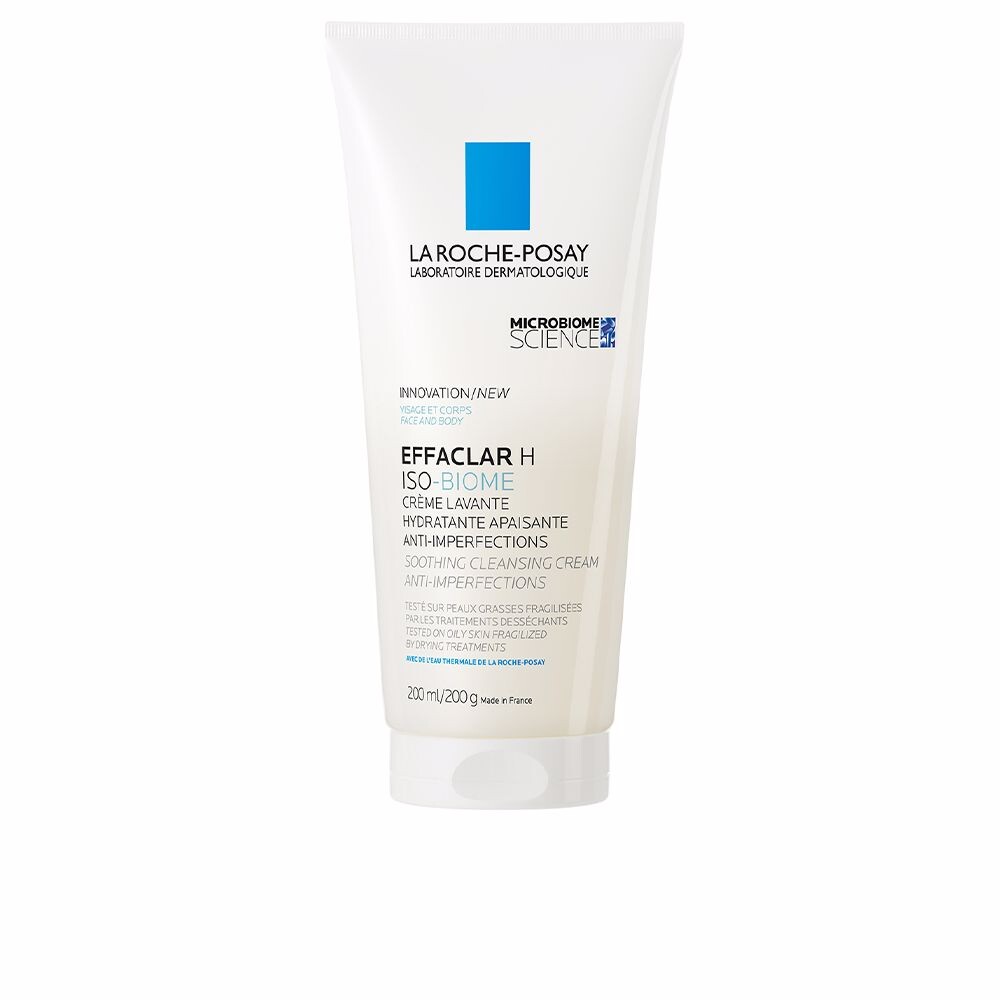 

Крем для лечения кожи лица Effaclar h iso-biome crème lavante La roche posay, 200 мл