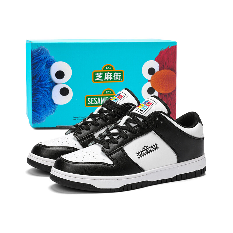 

Кроссовки SESAME STREET Vintage Basketball Shoes Unisex Low-top, светло-серый