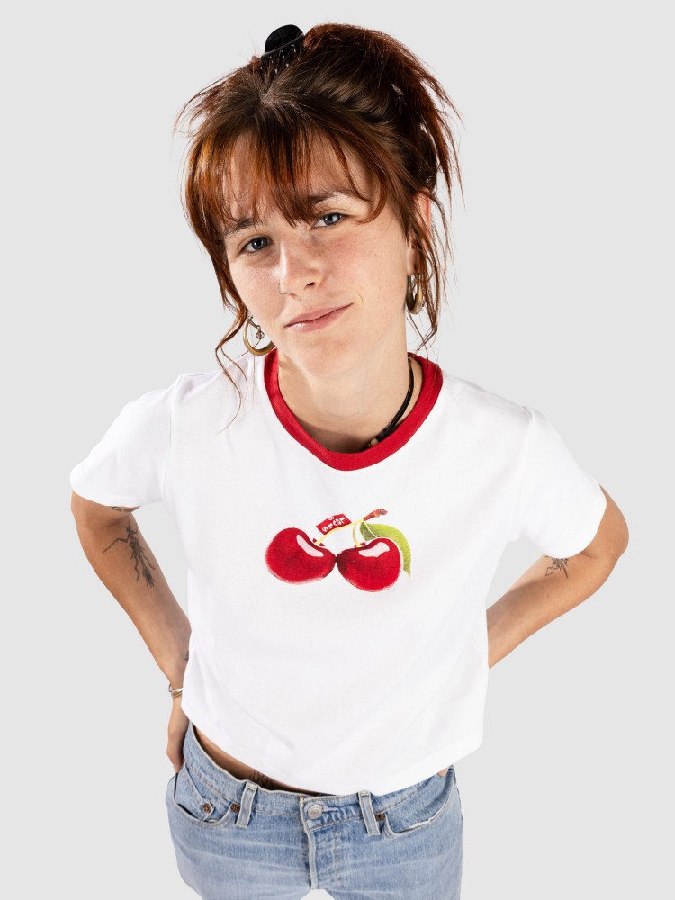 Футболка Levi's Gr Essential Sporty T-Shirt, hoto fruit cherry bright — фото 3