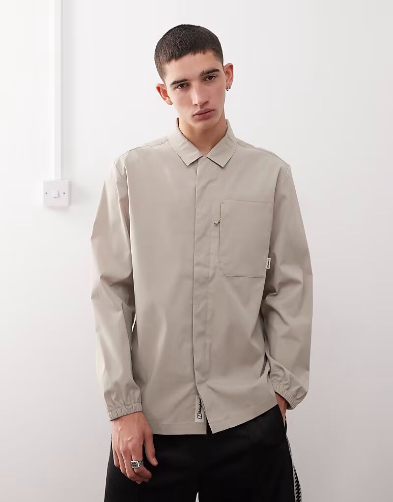 

Серо-коричневая рубашка с длинными рукавами Berghaus Shirt explorer