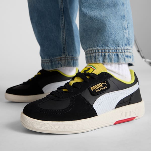 Кроссовки для больших детей Scuderia Ferrari Palermo Puma, черный — фото 2