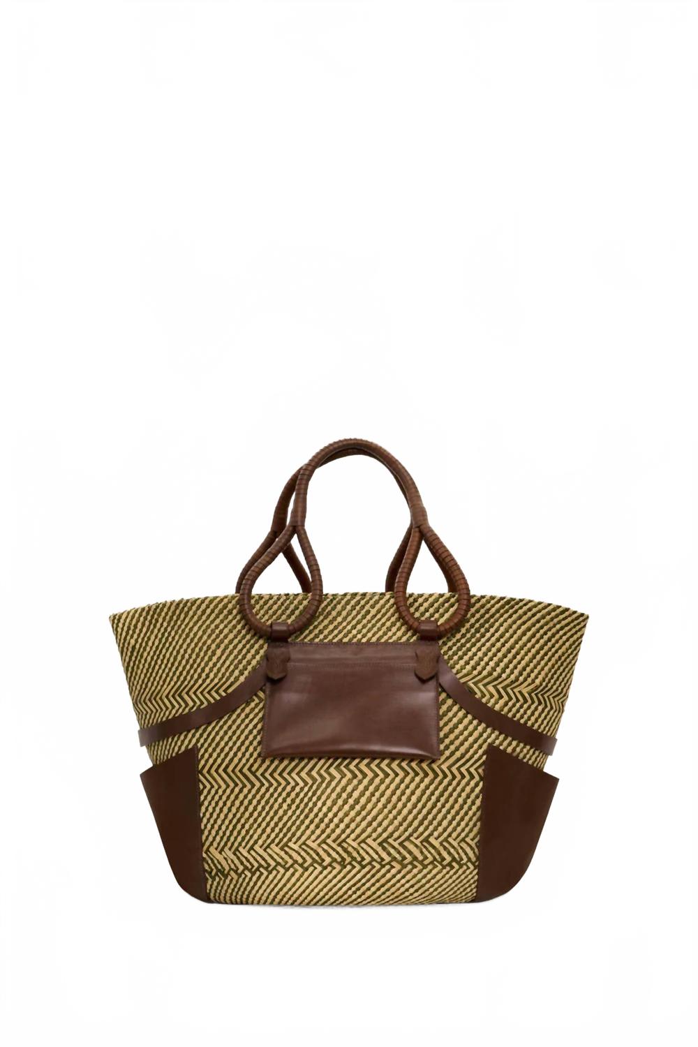 

Женская сумка-тоут En La Mar в цвете «дерево-песок» Johanna Ortiz, Wood-Sand