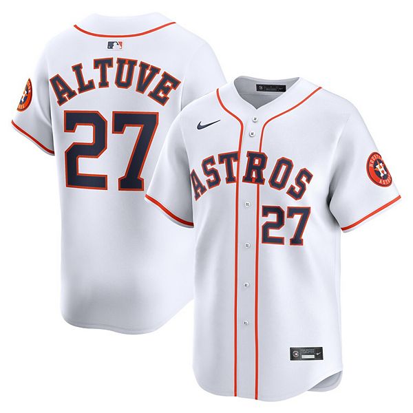 

Мужская белая домашняя бейсболка Houston Astros Jose Altuve Nike