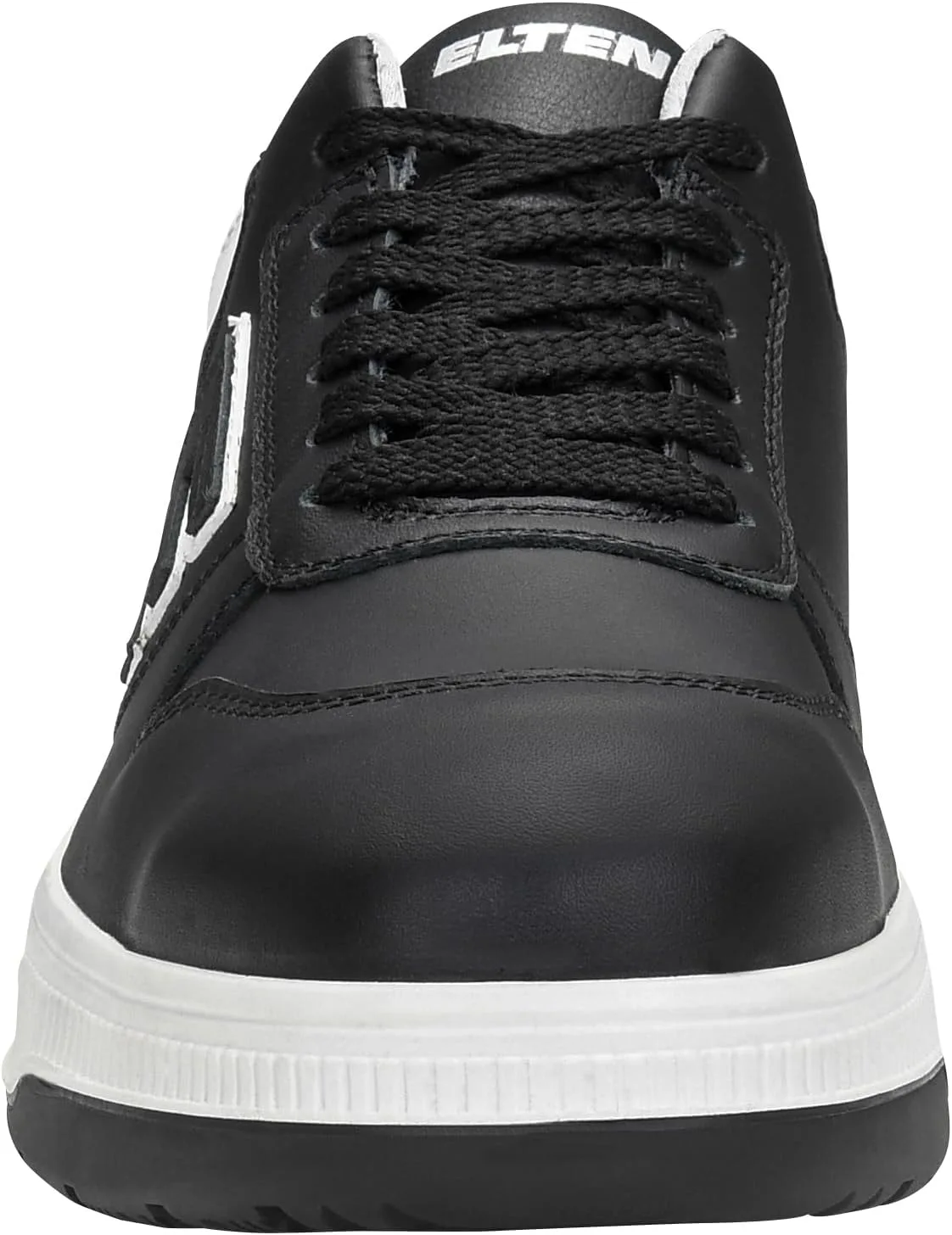 Защитные ботинки ELTEN JAMAIN XXST Black Low ESD S3S для мужчин и женщин, изготовлены из кожи и стального носа, легкие, спортивные, черно-белые — фото 4