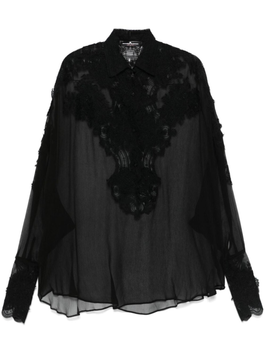

Ermanno Scervino кружевная блузка, черный