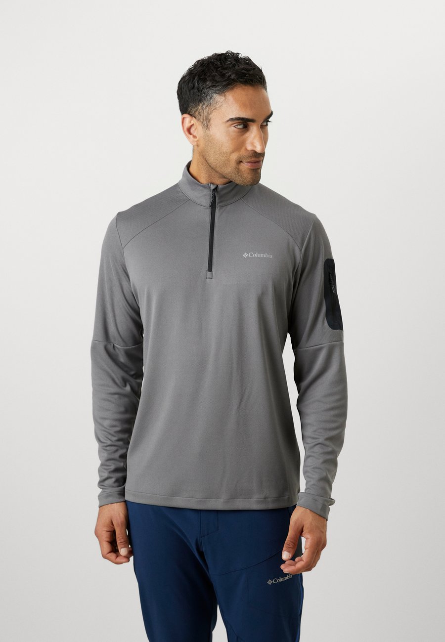 

Топ Columbia COLUMBIA TECH 1/4 ZIP, City Grey/Black/Grey