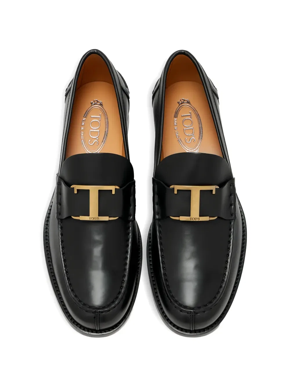 Классические кожаные лоферы Tod'S, черный — фото 3