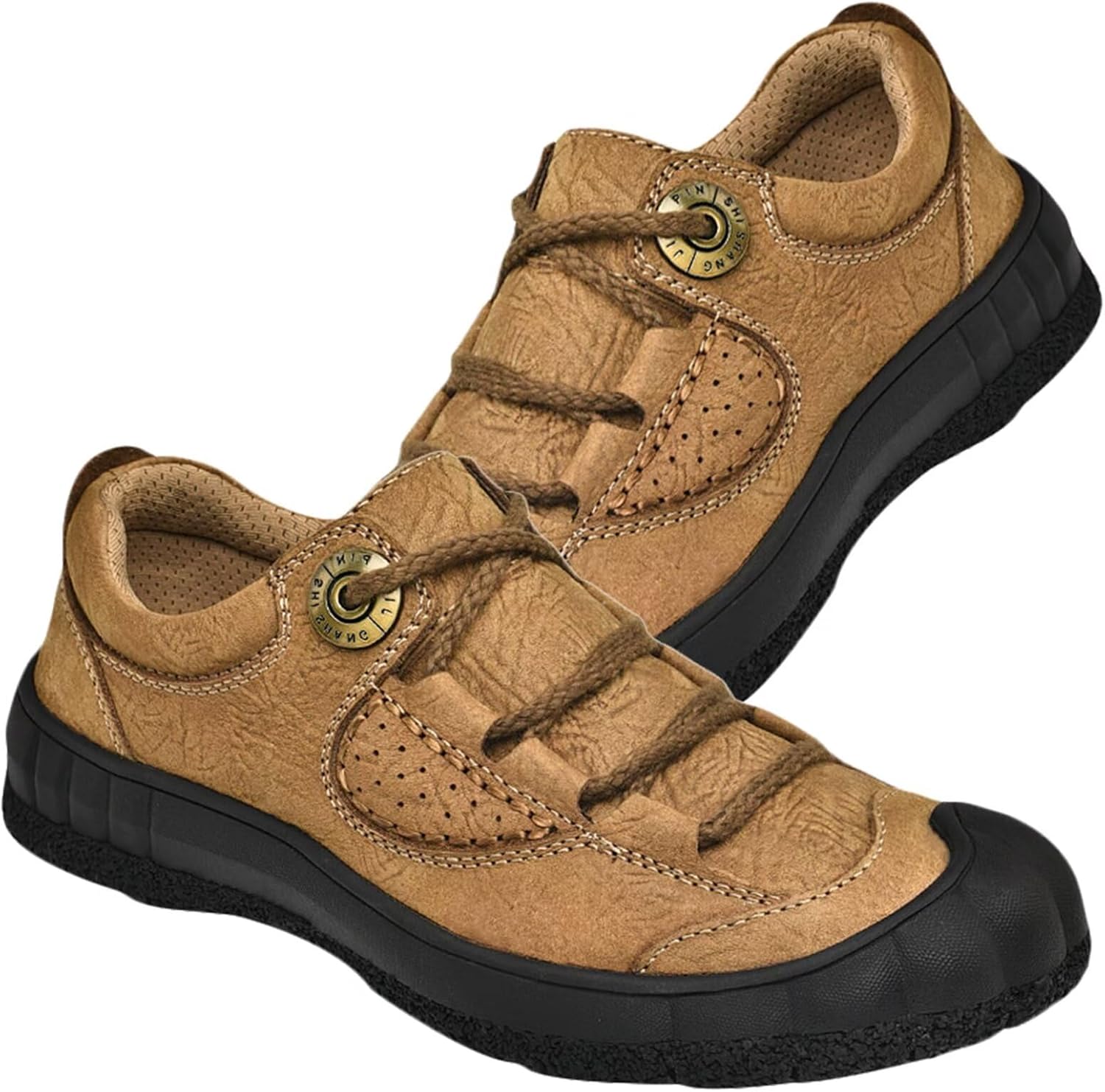 

Мужские кожаные туфли для улицы, повседневные прогулочные туфли, деловые кожаные туфли, удобные походные и треккинговые туфли Hnvavq, A