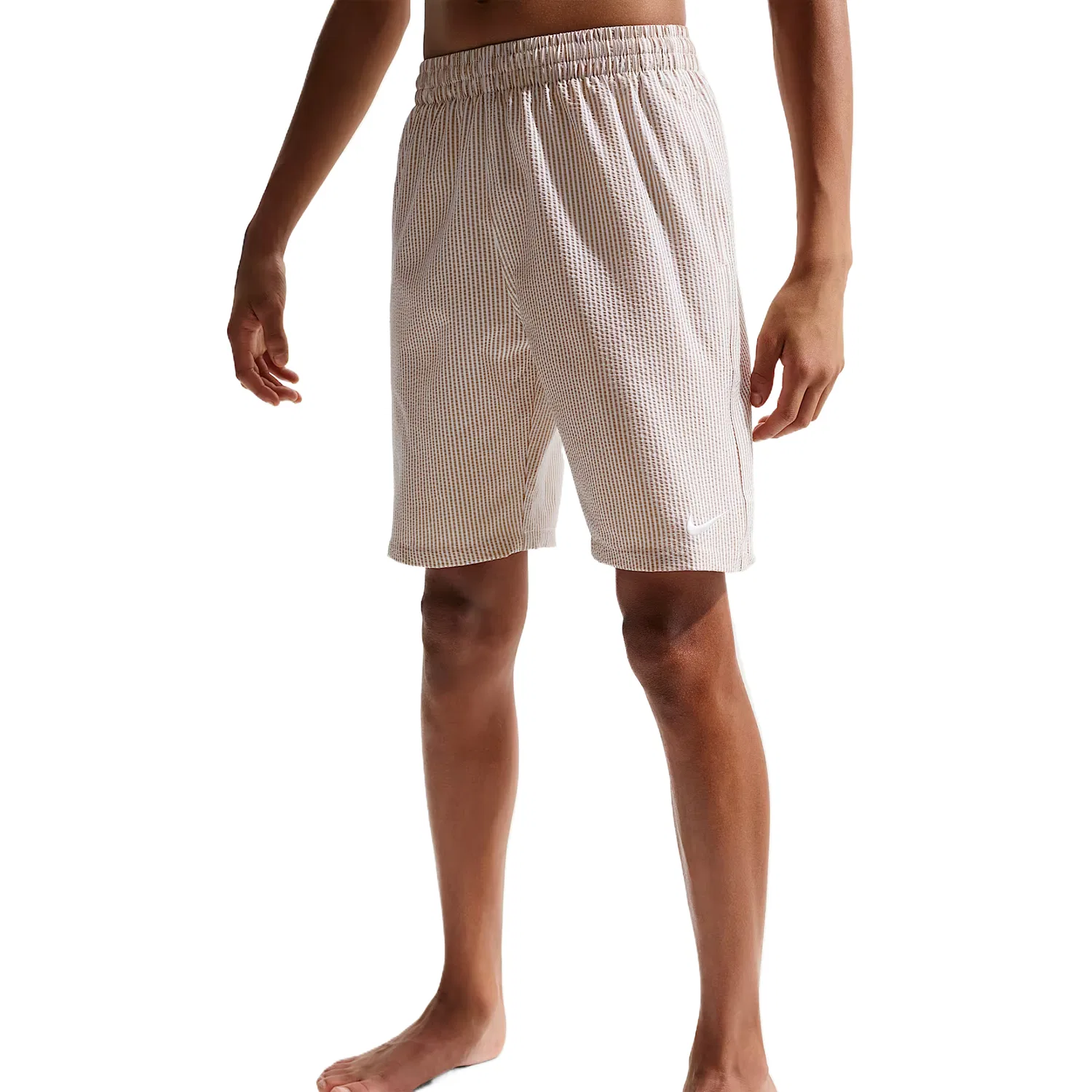 Купальник для девочек Nike Fitted Swimwear Summer Kids' Абрикосовый чай/Белый