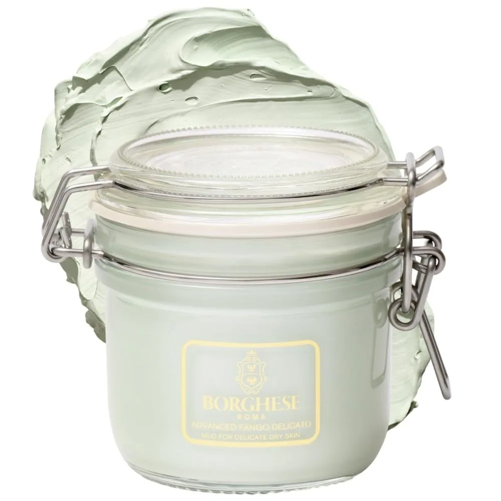 Маска для лица Borghese — Увлажняющая Advanced Fango Delicato Mud Musk с каолиновой глиной, алоэ вера, 222 мл