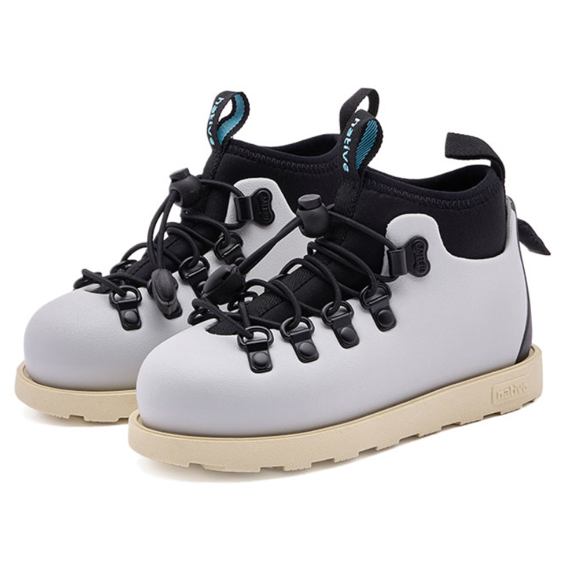 Fitzsimmons 3.0 Urban Adventure Collection Низкие детские ботинки серые Kids' Native Shoes, Tech Gray | Black | Ecru — фото 3