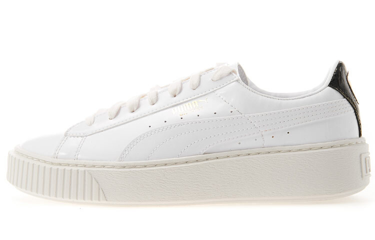 

Кроссовки PUMA Basket Platform Patent 'White Black' Women's