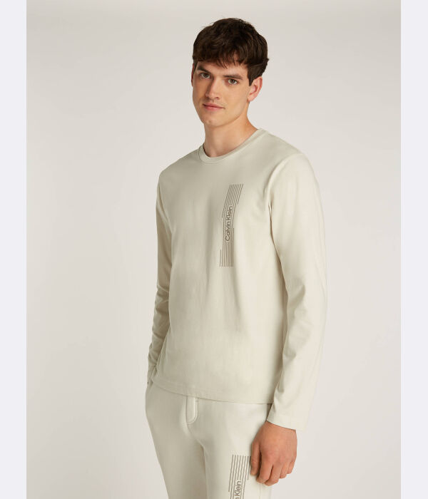 

Лонгслив Calvin Klein Regular Fit, белый