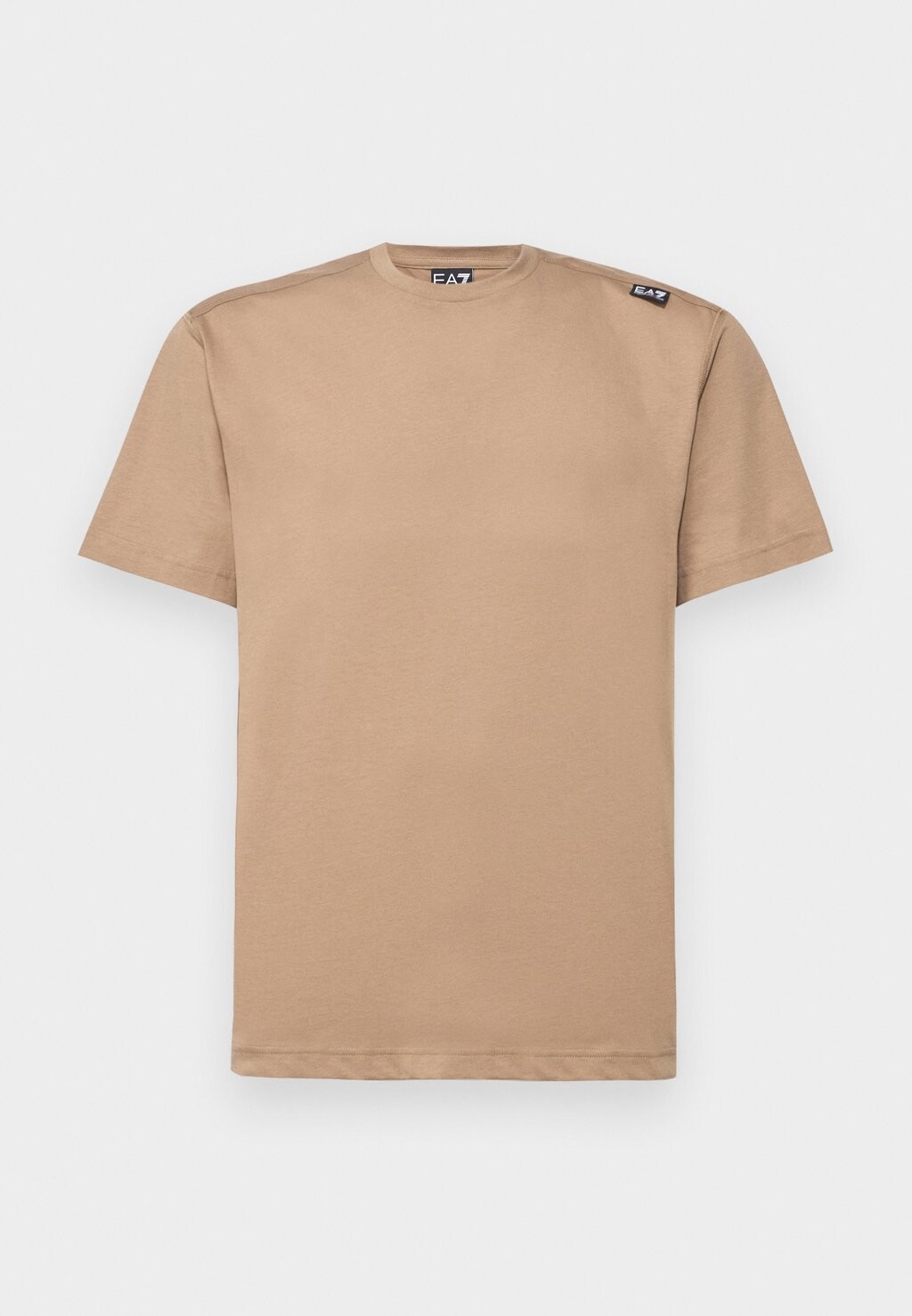 

Принт на футболке EA7 Emporio Armani, бежевый
