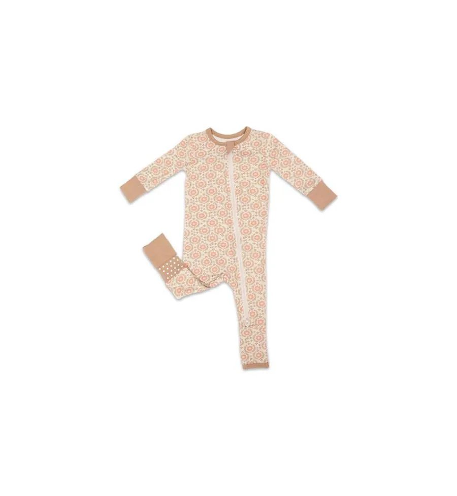 Baby Grey By Everly Grey Детский серый комбинезон-трансформер для девочек от Everly Grey с длинными рукавами — фото 2