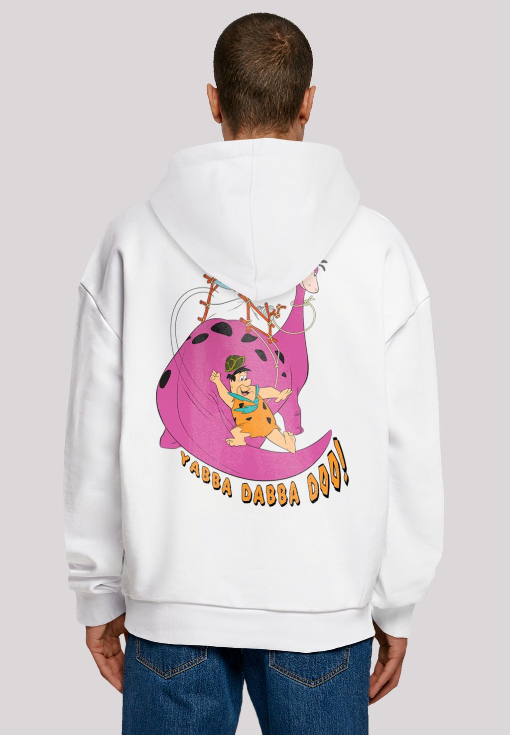 

Толстовка YABBA DABBA DOO FAMILIE FEUERSTEIN - Hoodie F4NT4STIC, белый