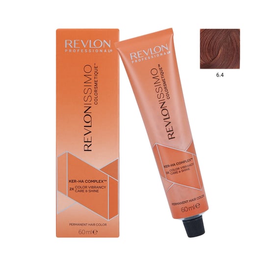 

Профессиональная краска для волос 6.4, 60 мл REVLON REVLONISSIMO COLORSMETIQUE, Revlon Professional