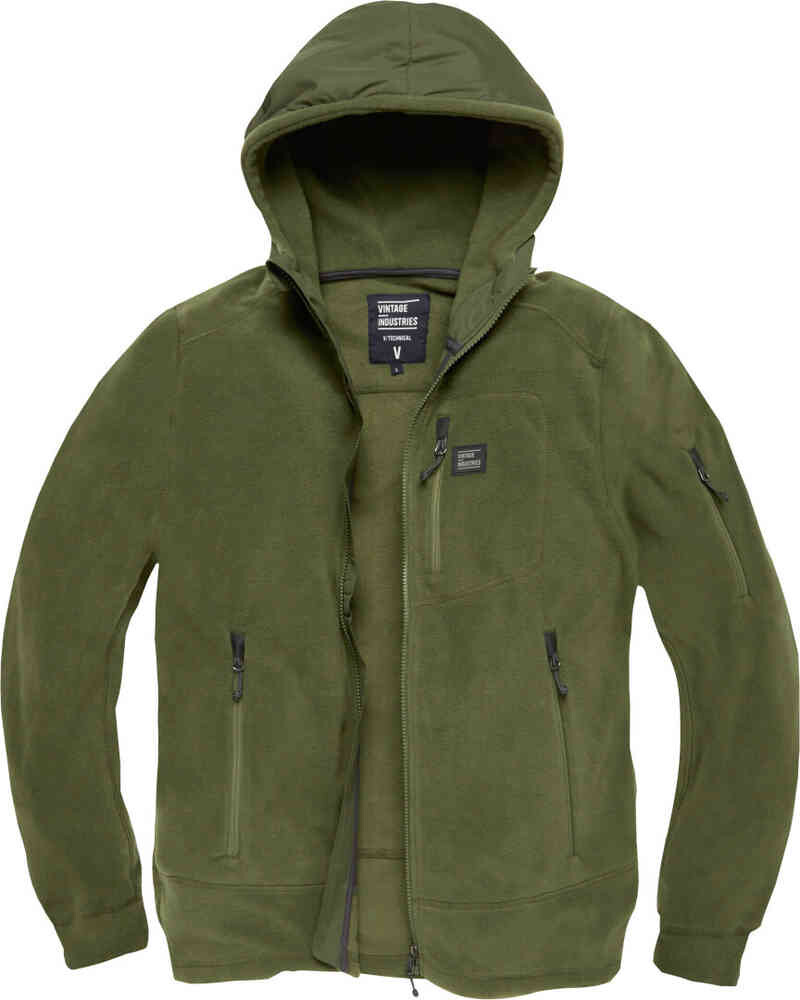 

Флисовая куртка Lanford Vintage Industries, оливковое, Зеленый, Флисовая куртка Lanford Vintage Industries, оливковое