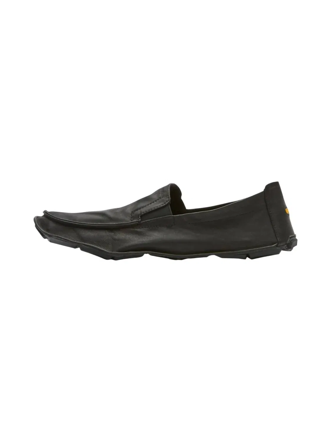 VIBRAM Мужские кожаные лоферы длиной до щиколотки, черные