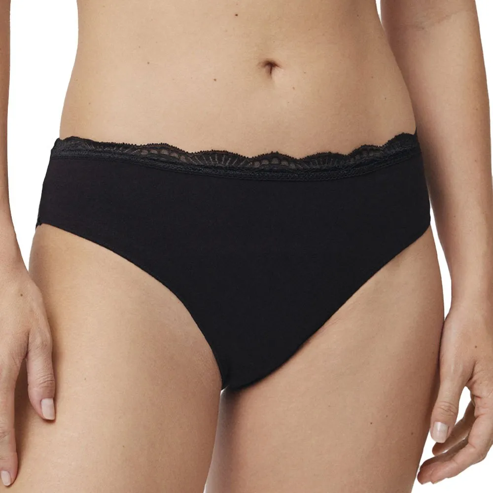 

Трусы Ysabel Mora Midi Cotton With Lace, черный