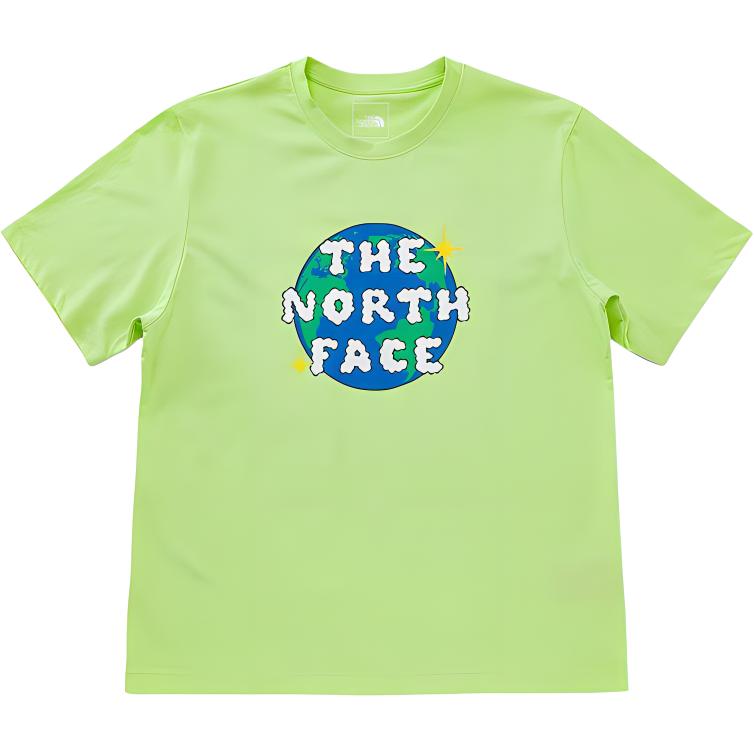 

Футболка унисекс зеленая THE NORTH FACE
