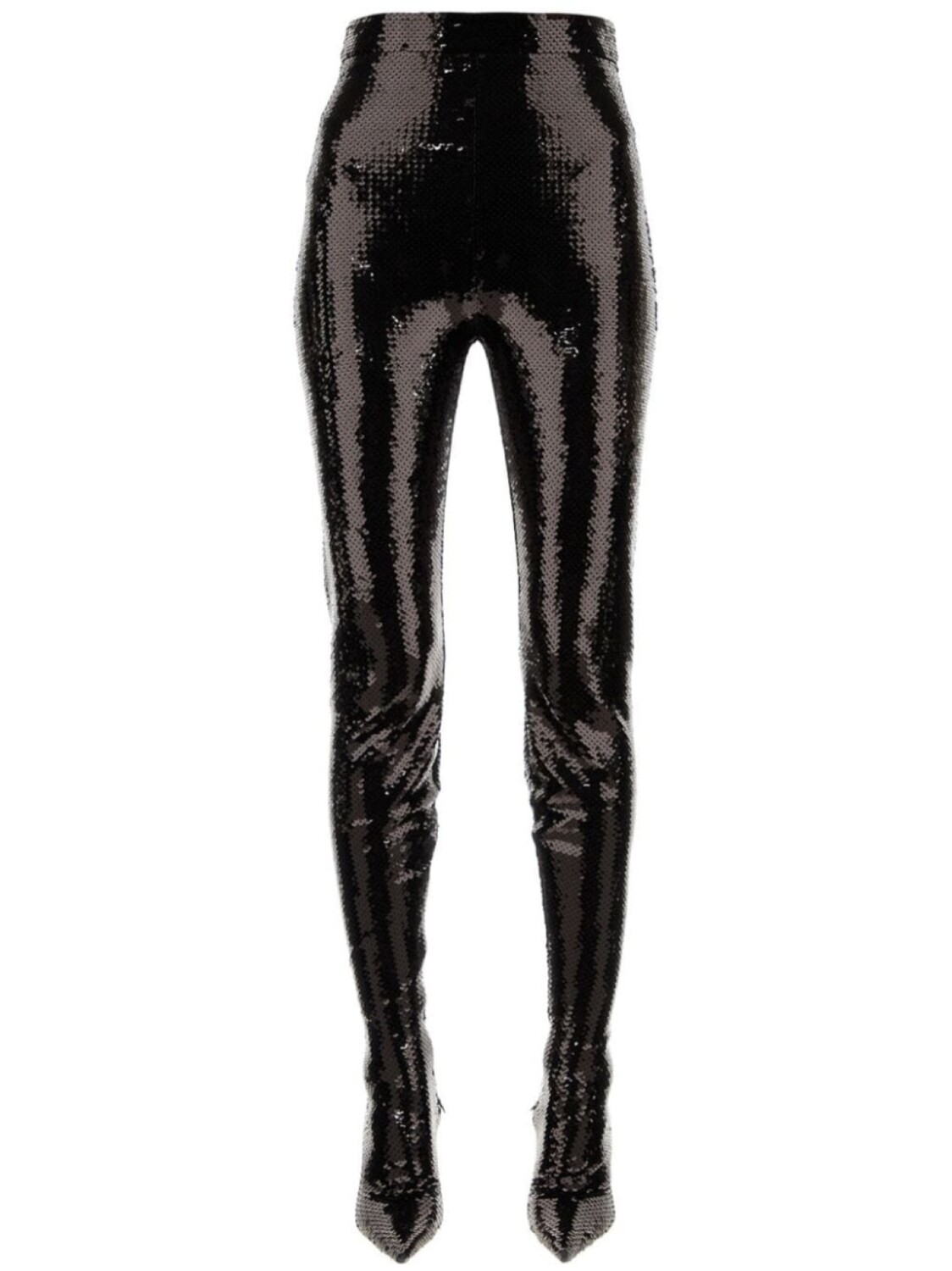 

Balenciaga легинсы с пайетками, черный