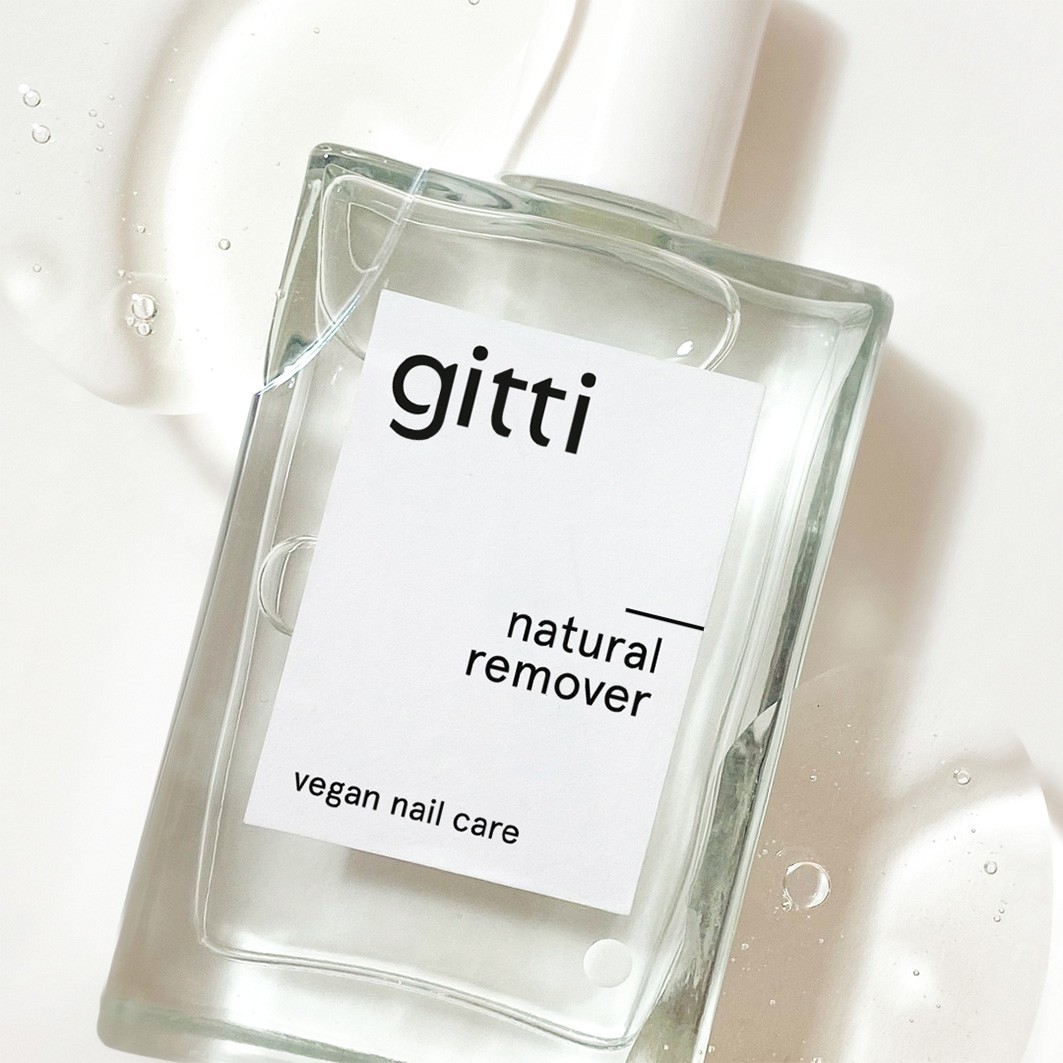Жидкость для снятия лака natural remover Gitti, объем 50 мл — фото 2