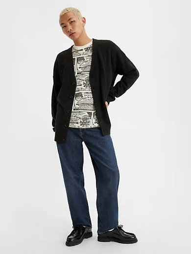 

568 свободные прямые мужские джинсы Levi's, цвет Vivid Dreams - Dark Wash - Non-Stretch