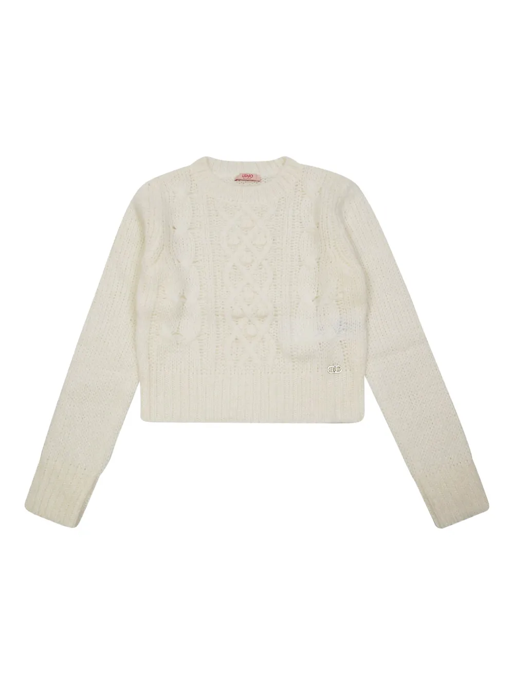 

Свитер с косами Liu Jo Kids, нейтральный