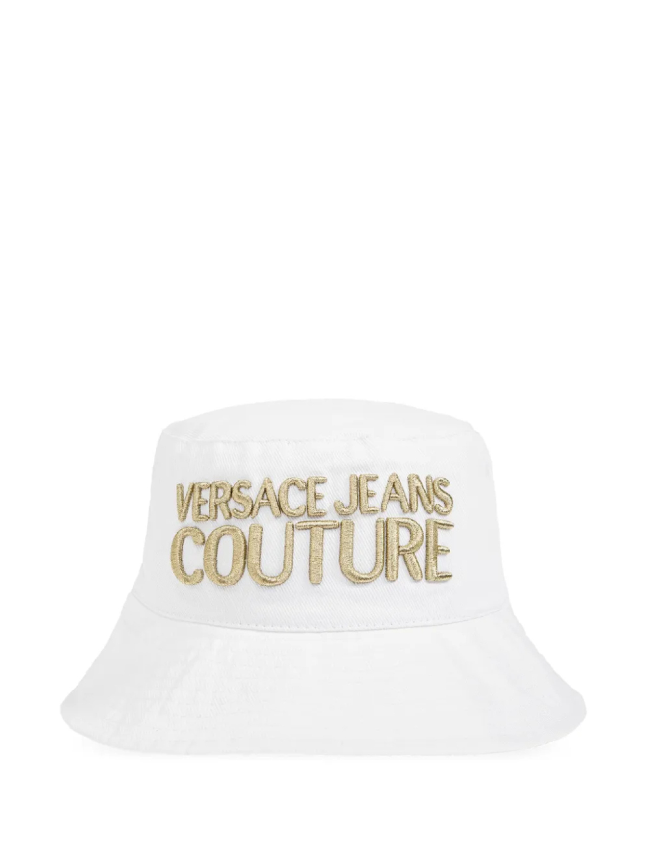 

Панама с вышитым логотипом Versace Jeans Couture, белый