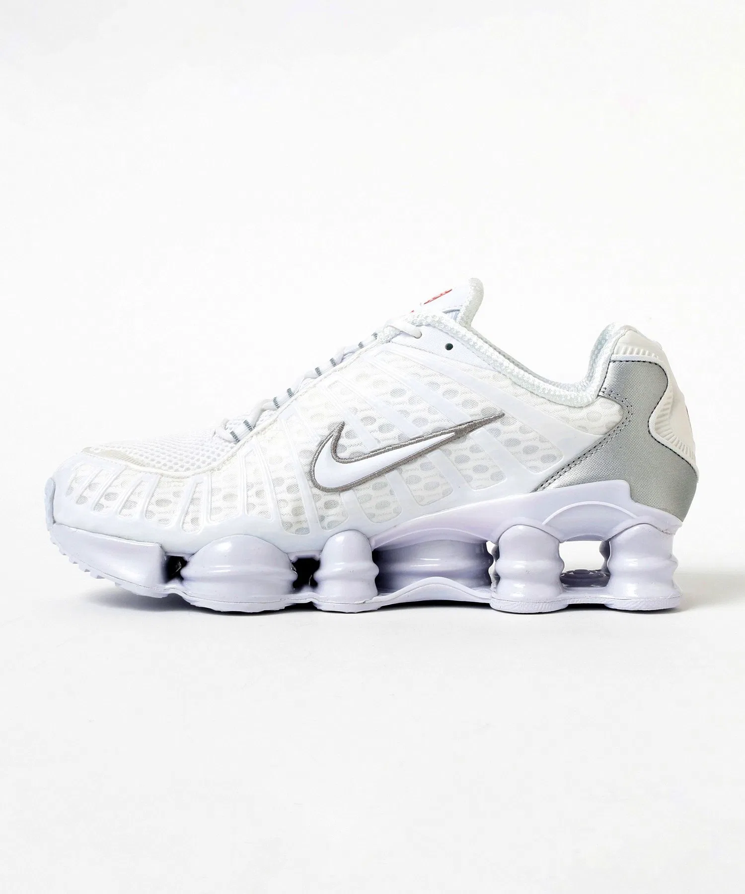 Мужские кроссовки NIKE SHOX TL белые — фото 2