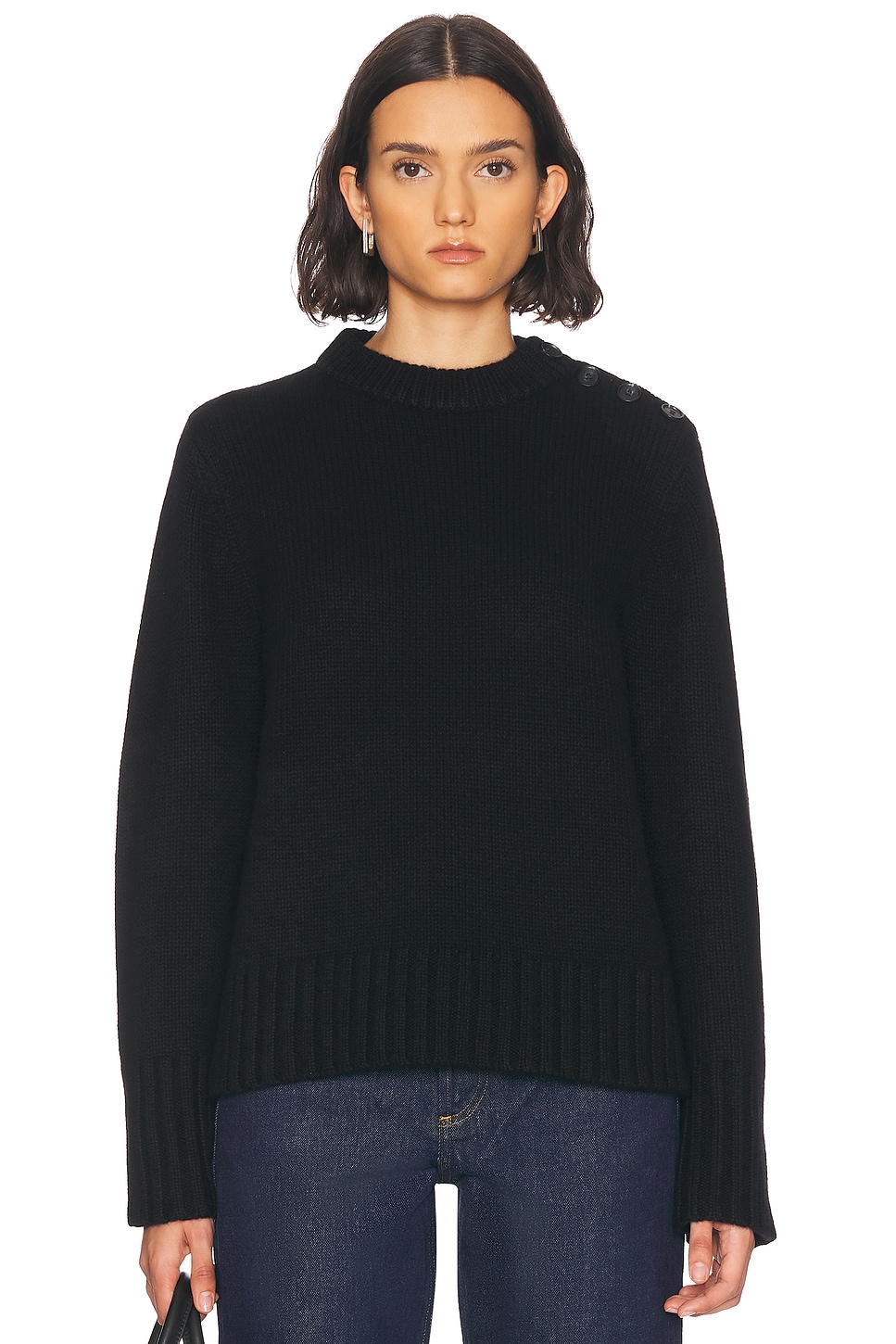 

Свитер с круглым вырезом Grace Jenni Kayne, Black