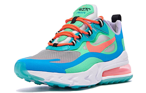 Кроссовки air max 270 react Nike, синий — фото 2