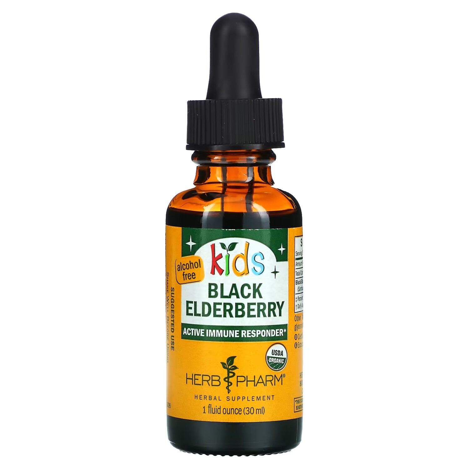 

Черная бузина Herb Pharm Kids без спирта, 30 мл