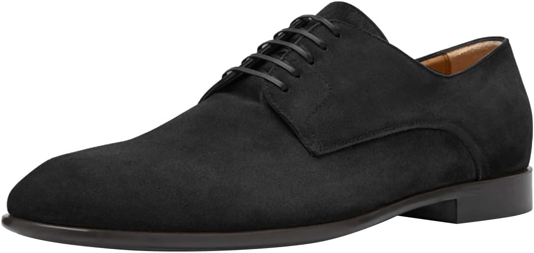 

Мужские туфли FSJ Oxford с простым носком, стильные шнурованные броги с крыльями, деловые, повседневные, формальные дерби, размеры 4-16 US, черный