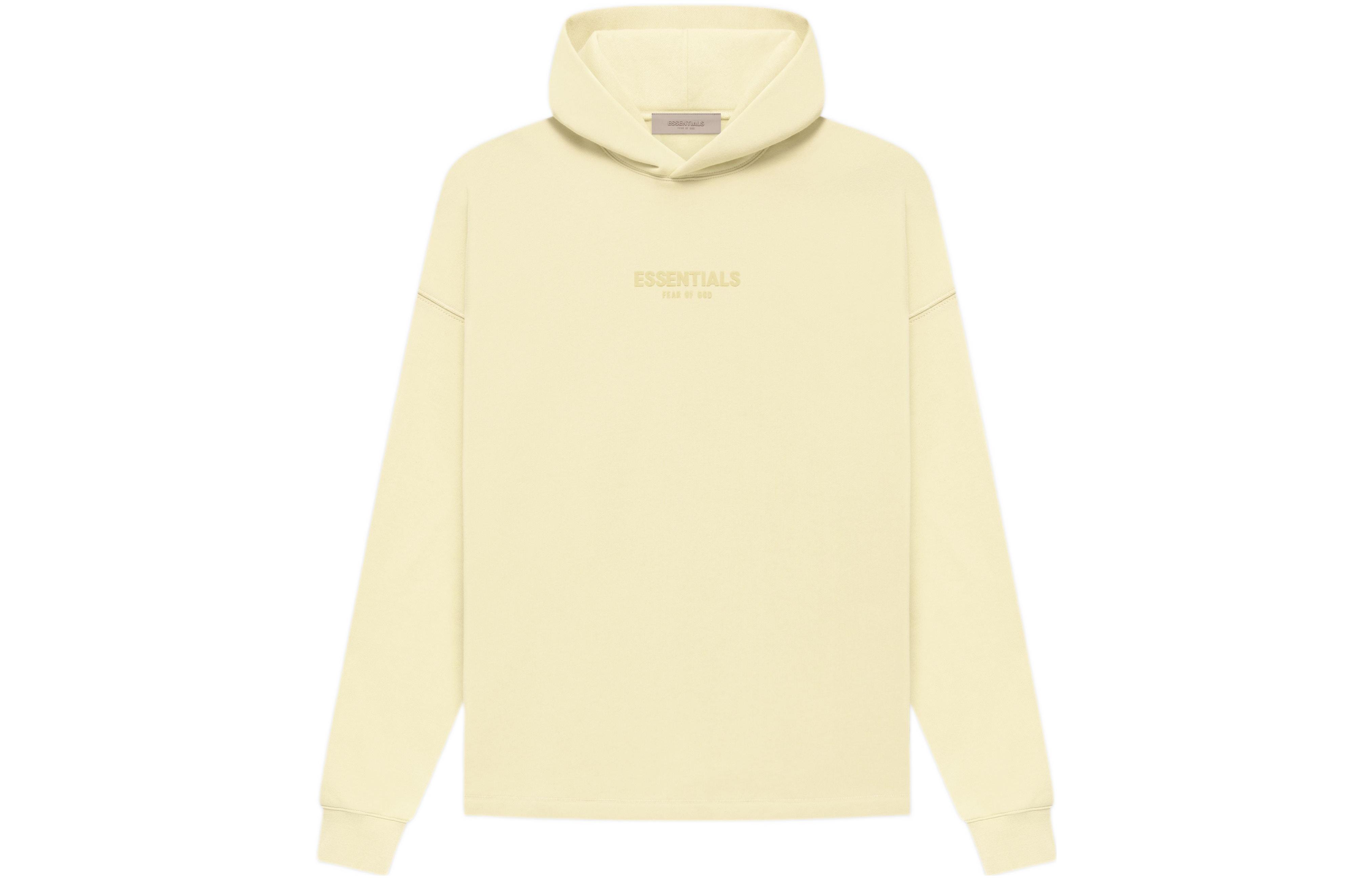 Расслабленный Худи Fear Of God Essentials, Канареечно-желтый — фото 2