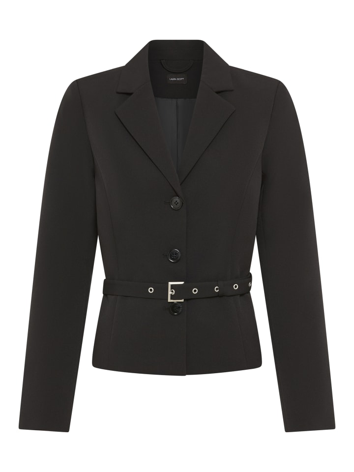 

Laura Scott Короткий пиджак черного цвета