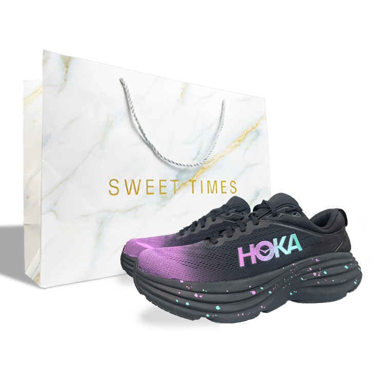 

Кроссовки Bondi 8 мужские низкие фиолетовый/синий Hoka One One