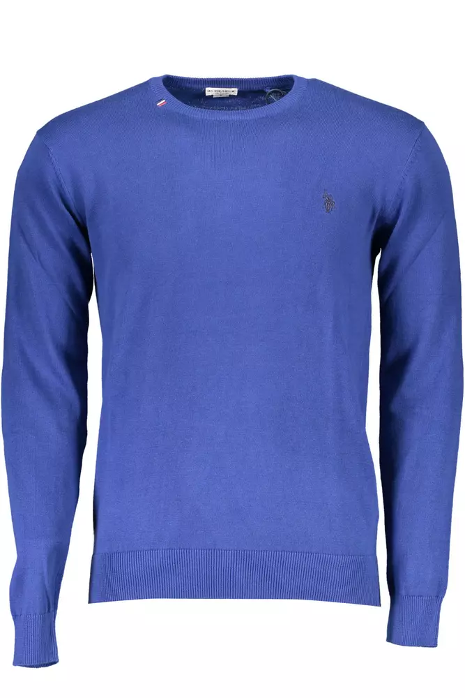 

Синяя хлопковая мужская рубашка U.S. Polo Assn.