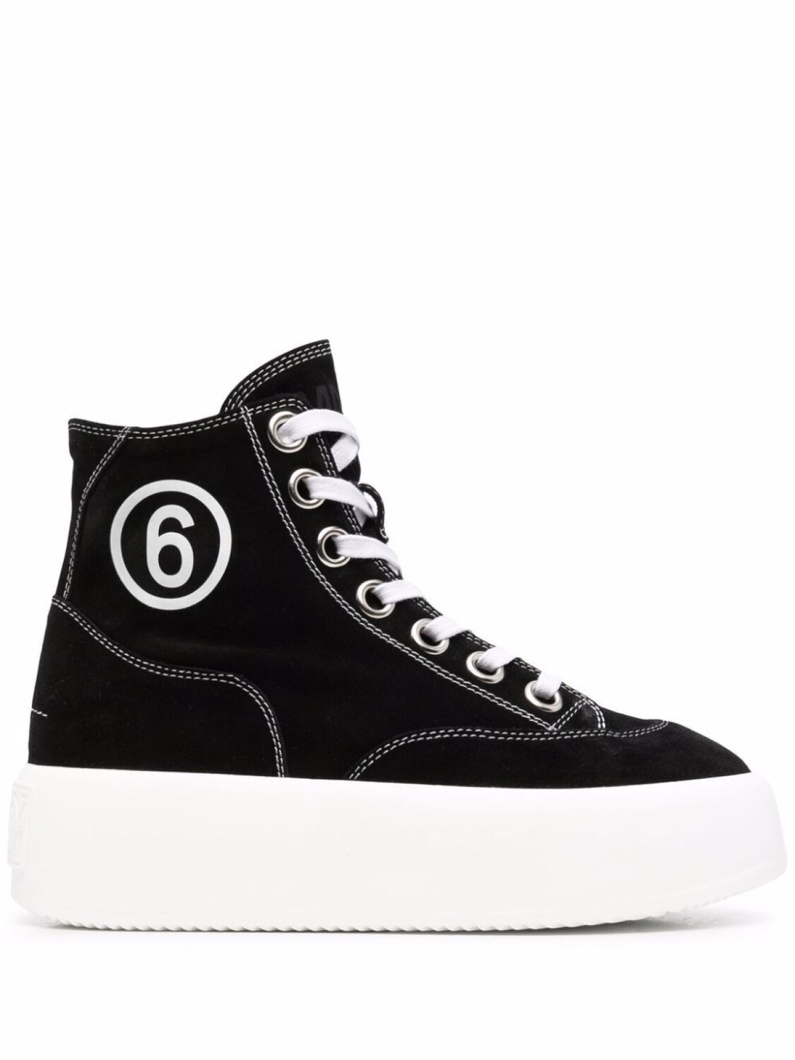 

Высокие кроссовки 6 MM6 Maison Margiela, черный