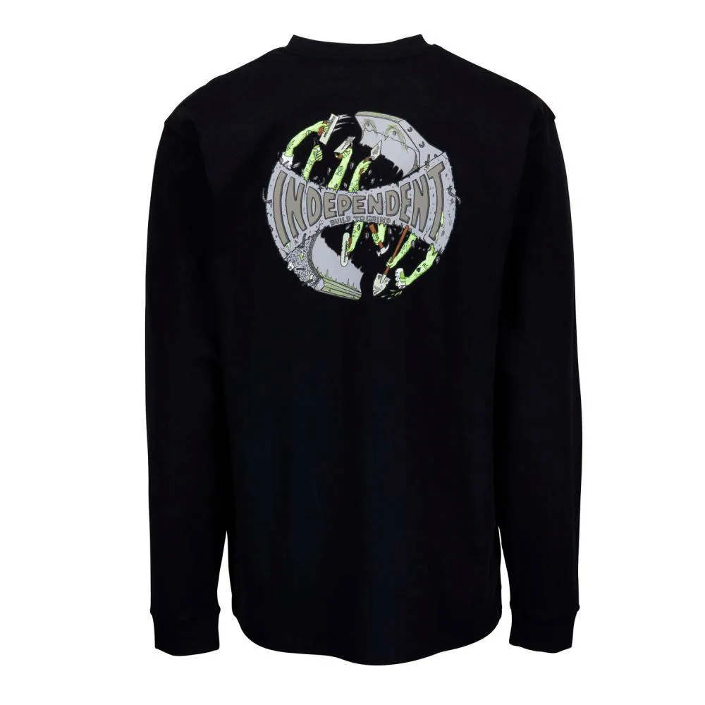 

Футболка с длинным рукавом Independent Build to grind, черный