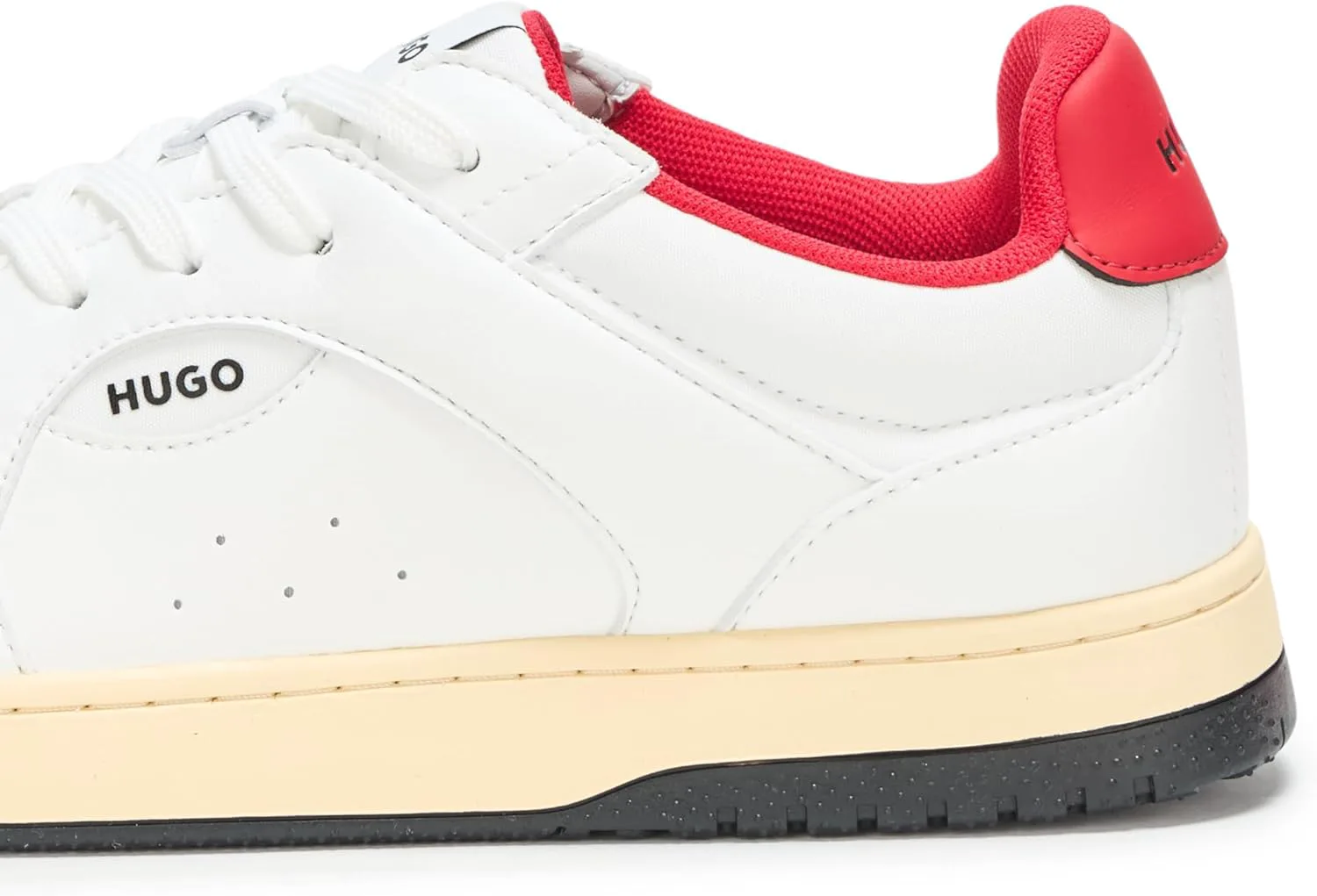 Кожаные кроссовки Hugo Mens Essential Basket, белый — фото 3