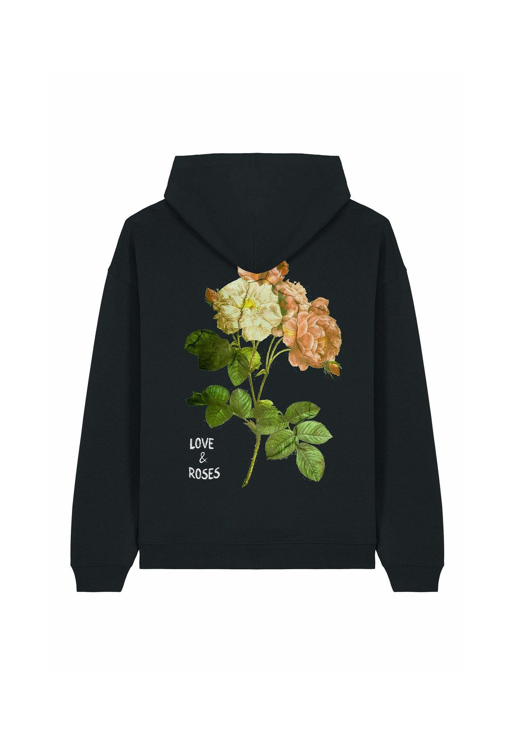 

Толстовка ROSES BACK PRINT - Hoodie Mira Paris, черный