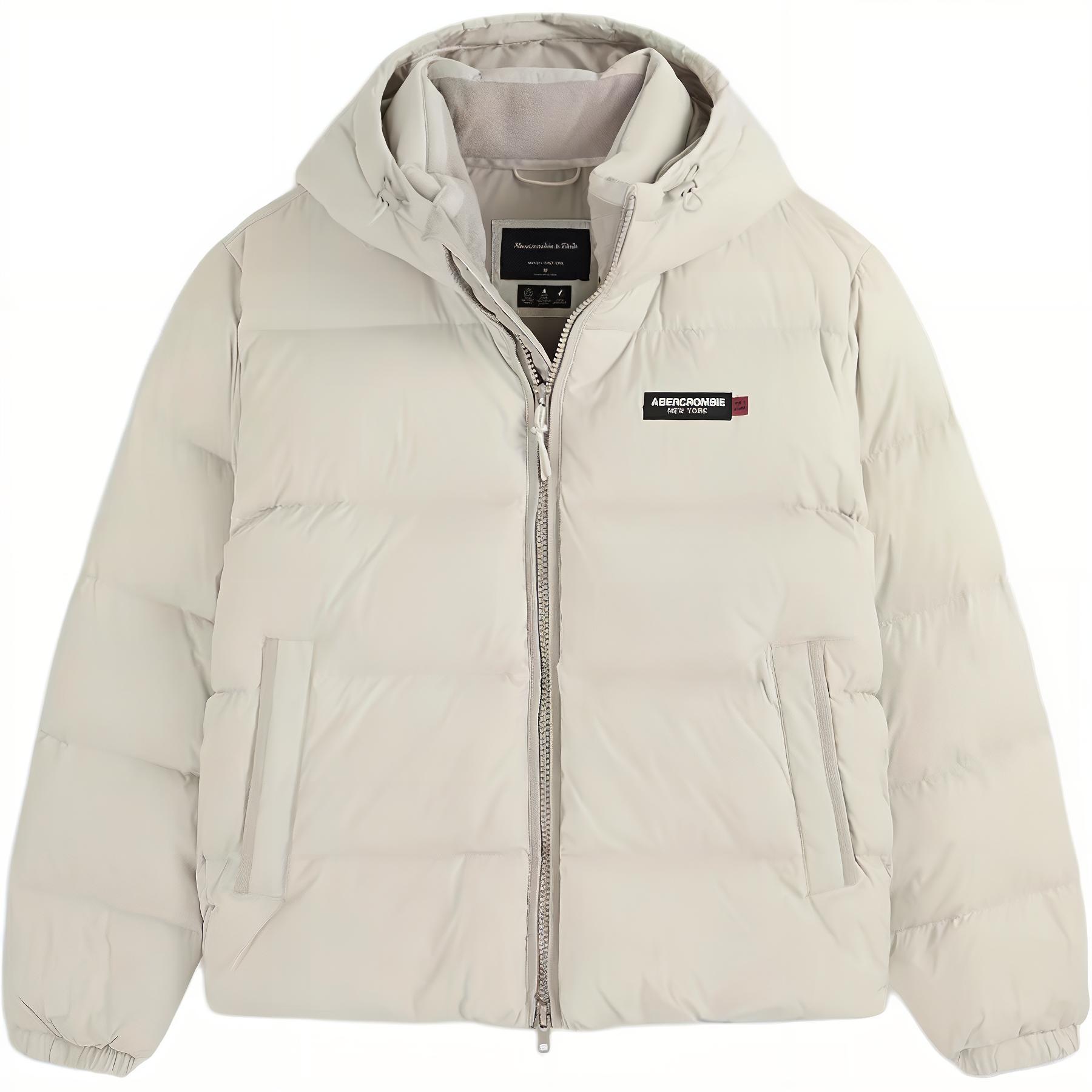 

Мужская пуховая куртка Abercrombie＆Fitch, белый