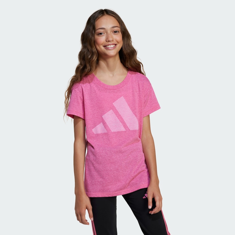 Футболка Performance ADIDAS SPORTSWEAR Essentials, розовый/светло-розовый — фото 2